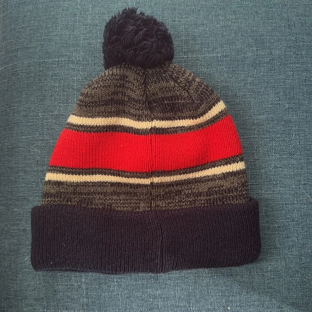47 Brand Patriots Striped Knit Beanie-See Photos